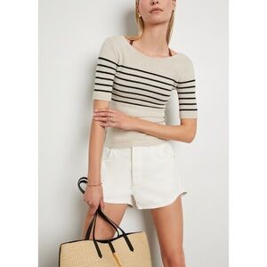 Citizens Of Humanity White Jean Shorts